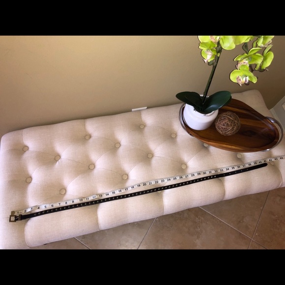 Leather Studded Gap Belt Women Medium - Picture 5 of 7